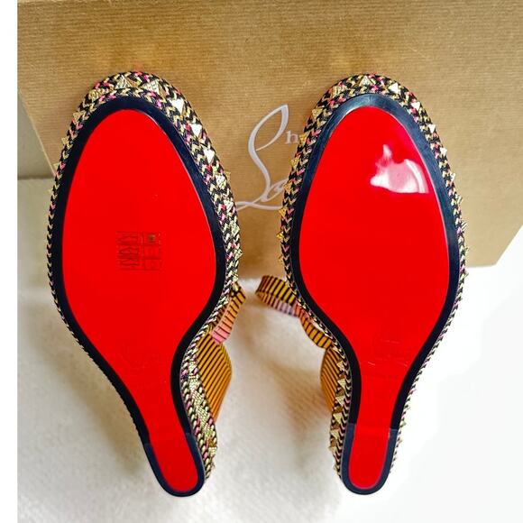 CHRISTIAN LOUBOUTIN PYRACLOU After Sun Size EU 40 / US 10 - Picture 3 of 9